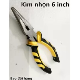 Kìm nhọn 6 inch ,Tay cầm bọc nhựa, hạn chế đau tay khi dùng