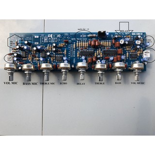 Pre loa kéo nguồn đôi +-12 dual echo v2