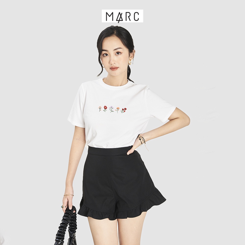 Quần nữ MARC FASHION short lưng cao viền bèo