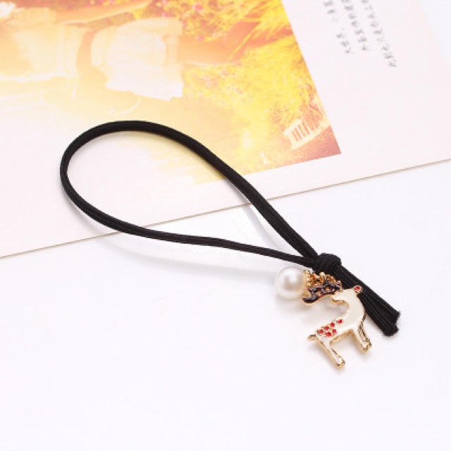 Dây cột tóc hoa quả, giáng sinh