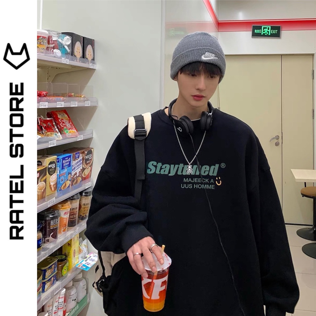 Áo Sweater Local Brand Nỉ Bông Nam Nữ STAYTUNED (MAJEECK A US HOMME) Thu Đông Unisex Form Rộng