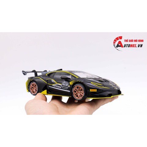 MÔ HÌNH XE LAMBORGHINI HURACAN ST EVO BLACK 1:32 ALLOY 7352