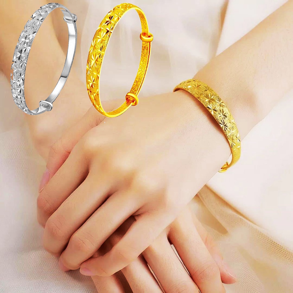 Vòng Tay Hở Mạ Vàng 24K Thời Trang