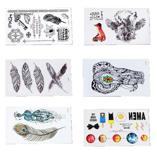 Hình xăm dán họa tiết dream catcher 3D chống thấm nước