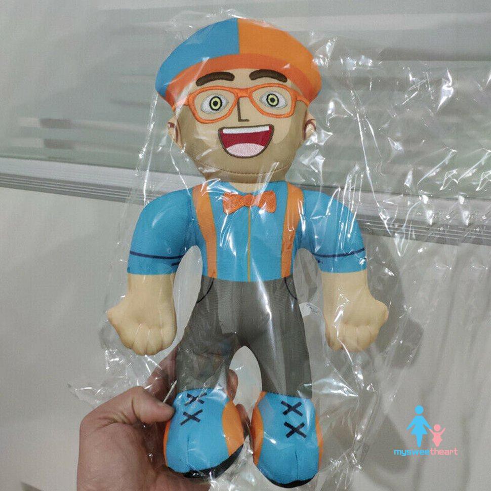 Mũ Nhồi Bông Hình Blippi Dễ Thương Làm Quà Tặng Sinh Nhật Cho Bé