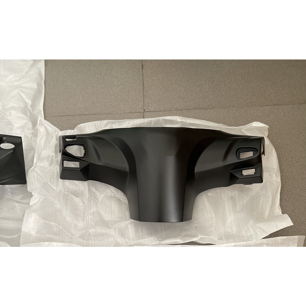 nắp trước nắp sau ốp khóa mặt nạ xe future led 125 đen nhám hàng chính hãng