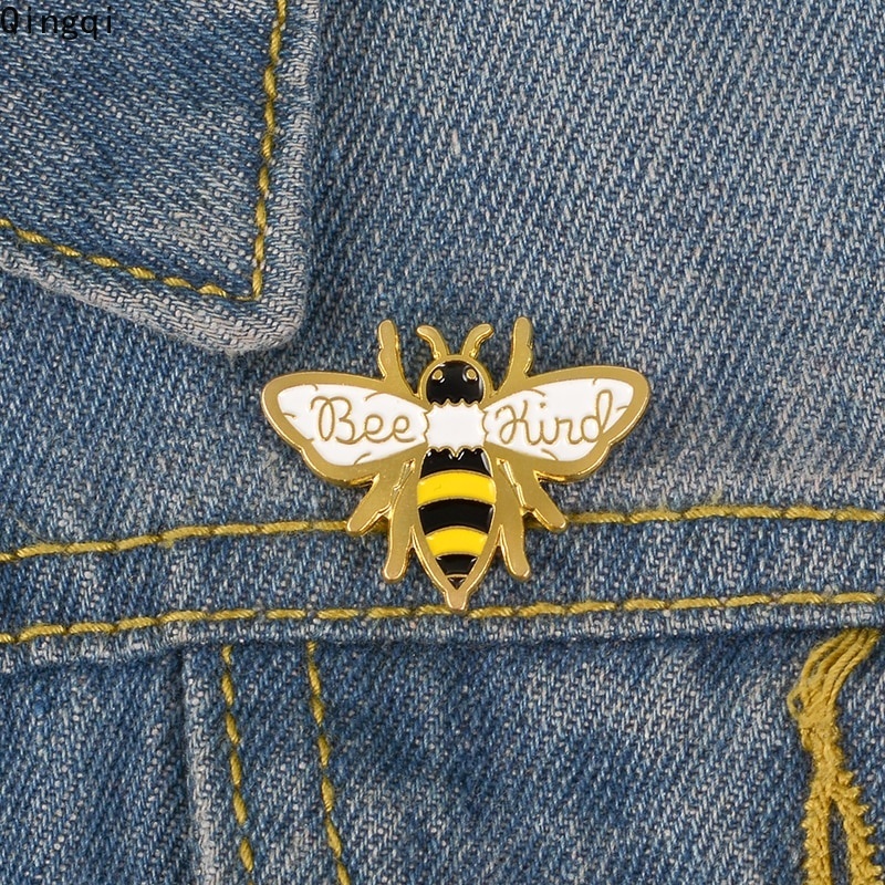 Ghim cài áo Miss Zoe hình chú ong dễ thương cho bé