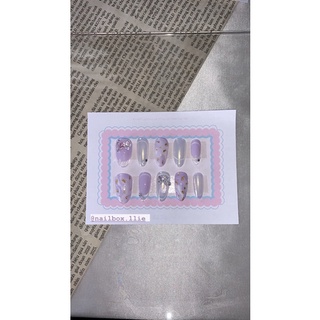 NAIL BOX - Móng úp tiện lợi ( Đảm bảo giống hình, giá rẻ ) - Tím cực xinh