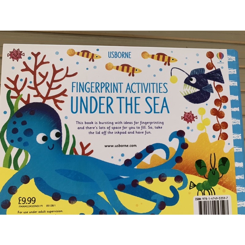 Set Tô Màu Vân Tay Kèm Mực Chính Hãng