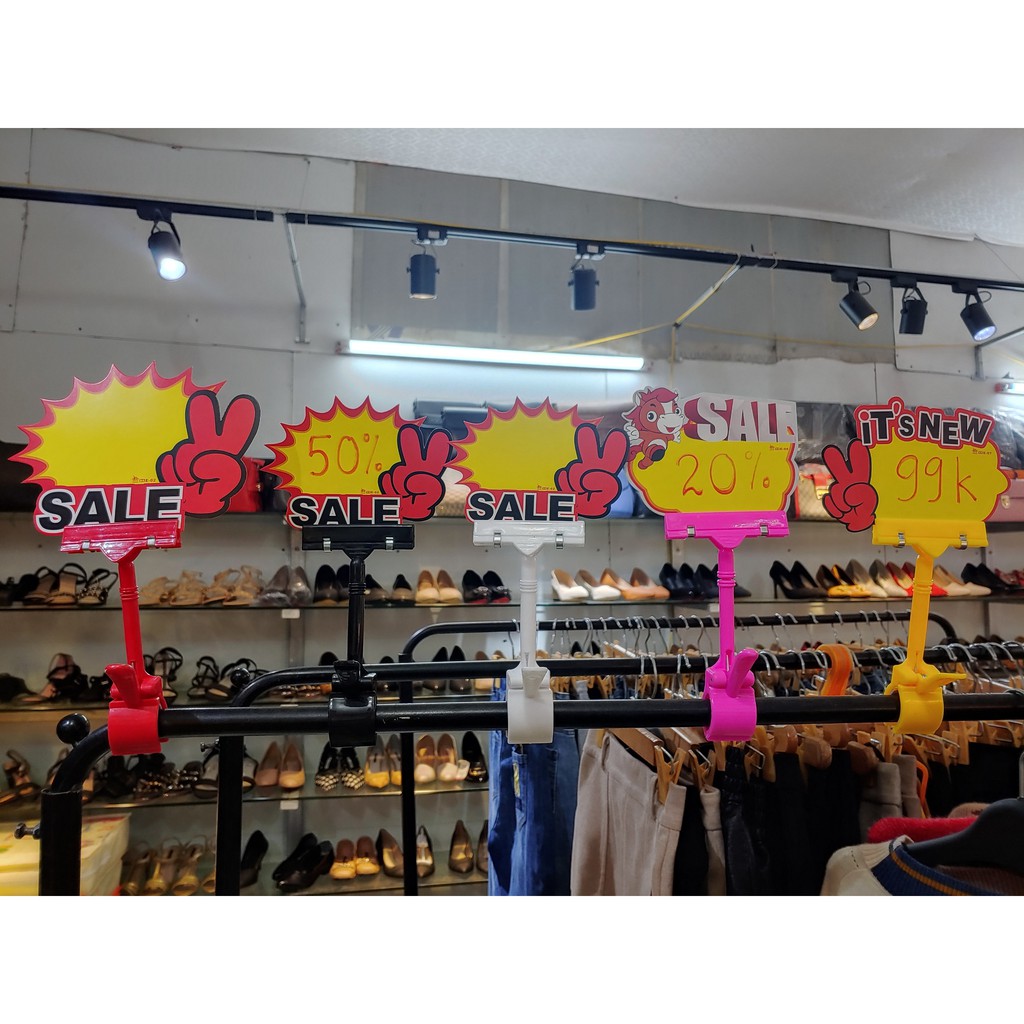 { SỈ SỐ LƯỢNG LỚN} KẸP BẢNG GIÁ CAO 19cm ĐỦ CÁC MÀU.