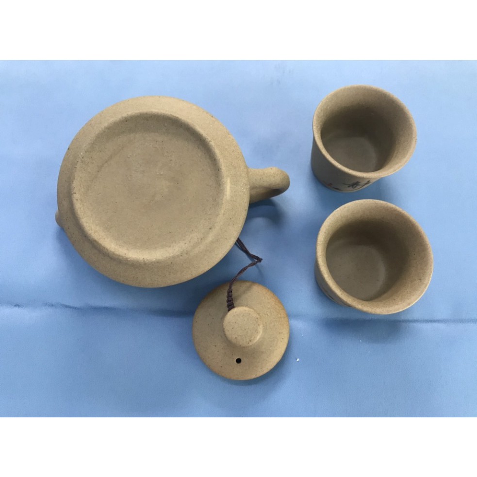 BỘ ẤM TRÀ NHAM SA CAO CẤP - CHỮ TĨNH - 1 ẤM 6 CHÉN cam kết hàng đẹp