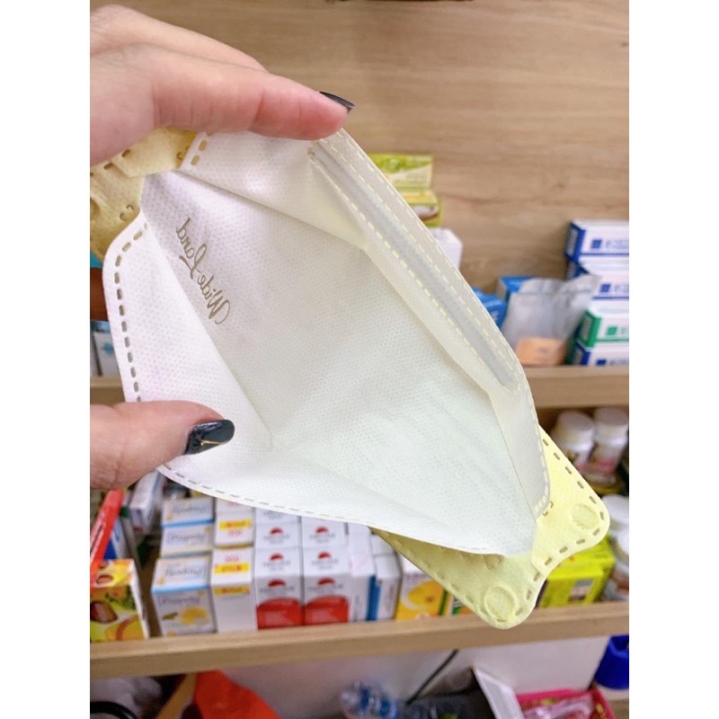 KHẨU TRANG Landmask 3d KF94 hàn quốc- VÀNG NHẠT (gói 6c) | BigBuy360 - bigbuy360.vn