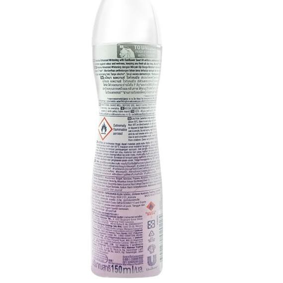 ❁ (Hàng Mới Về) Bình Xịt Khử Mùi Làm Trắng Da 150ml Dành Cho Nữ