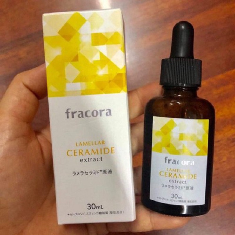 Tinh Chất Fracora Cho Da Nám, Dưỡng Trắng Da Lamellar Ceramide Extract Serum 30ml Nhật Bản [Hàng-Auth]