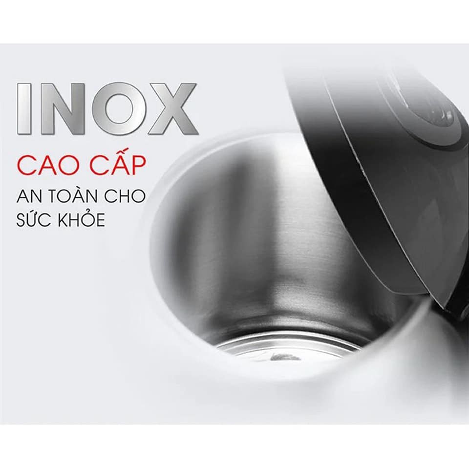 Ấm siêu tốc Inox SATO 17ST41, Công nghệ Nhật Bản – Sản xuất tại Việt Nam.