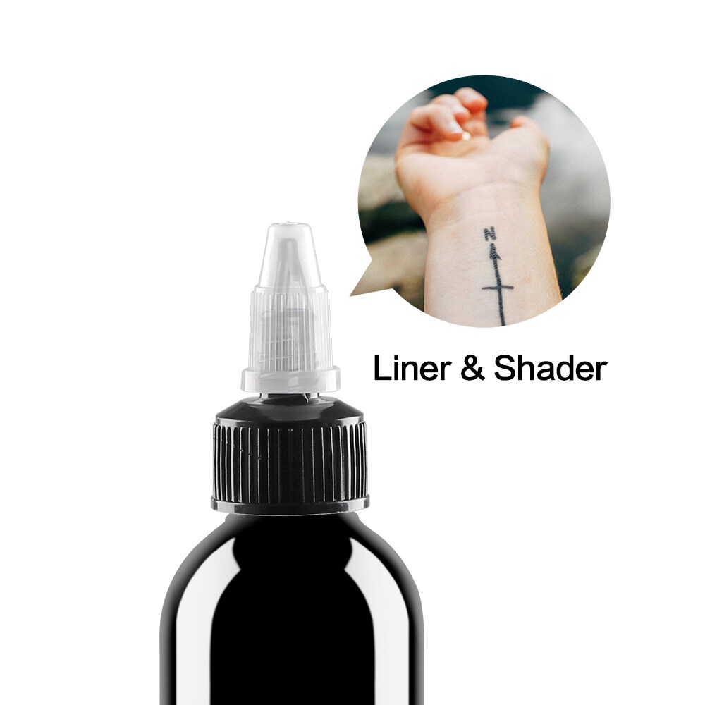 Stigma 120ml màu đen hình xăm pigment ink professional semi-permanent beauty makeup nguồn cung cấp hình xăm