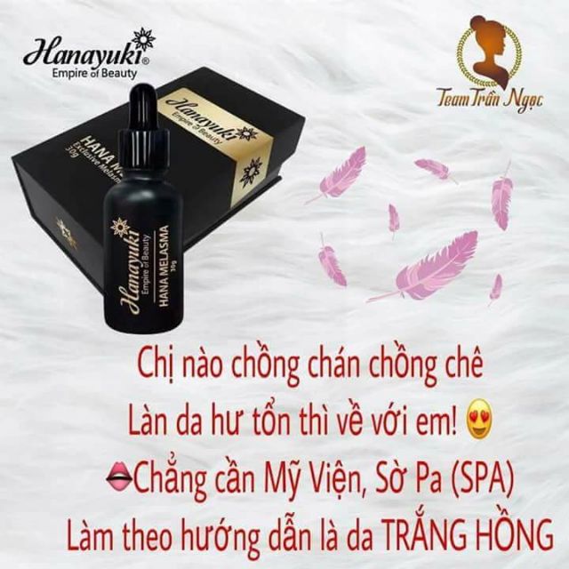 Mỹ phẩm HANAYUKI cho các loại da nhất là da nhạy cảm ,kem trắng da chống lão hoá,