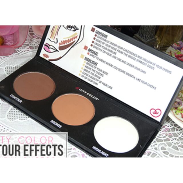 BẢNG PHẤN TẠO KHỐI CITY COLOR CONTOUR EFFECTS PALETTE | BigBuy360 - bigbuy360.vn