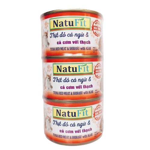 Pate chó mèo Natufit 160g