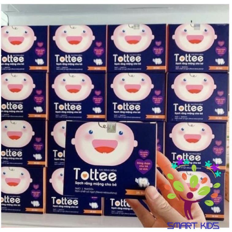 Gạc Rơ Lưỡi Tottee Tinh Chất Cỏ Ngọt Làm Sạch Và Ngăn Ngừa Các Vấn Đề Răng Miệng Cho Bé Mamababy