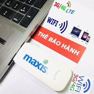 Usb 3g phát wifi từ sim 3g 4g maxis zte mf70, tặng sim 4g data khủng