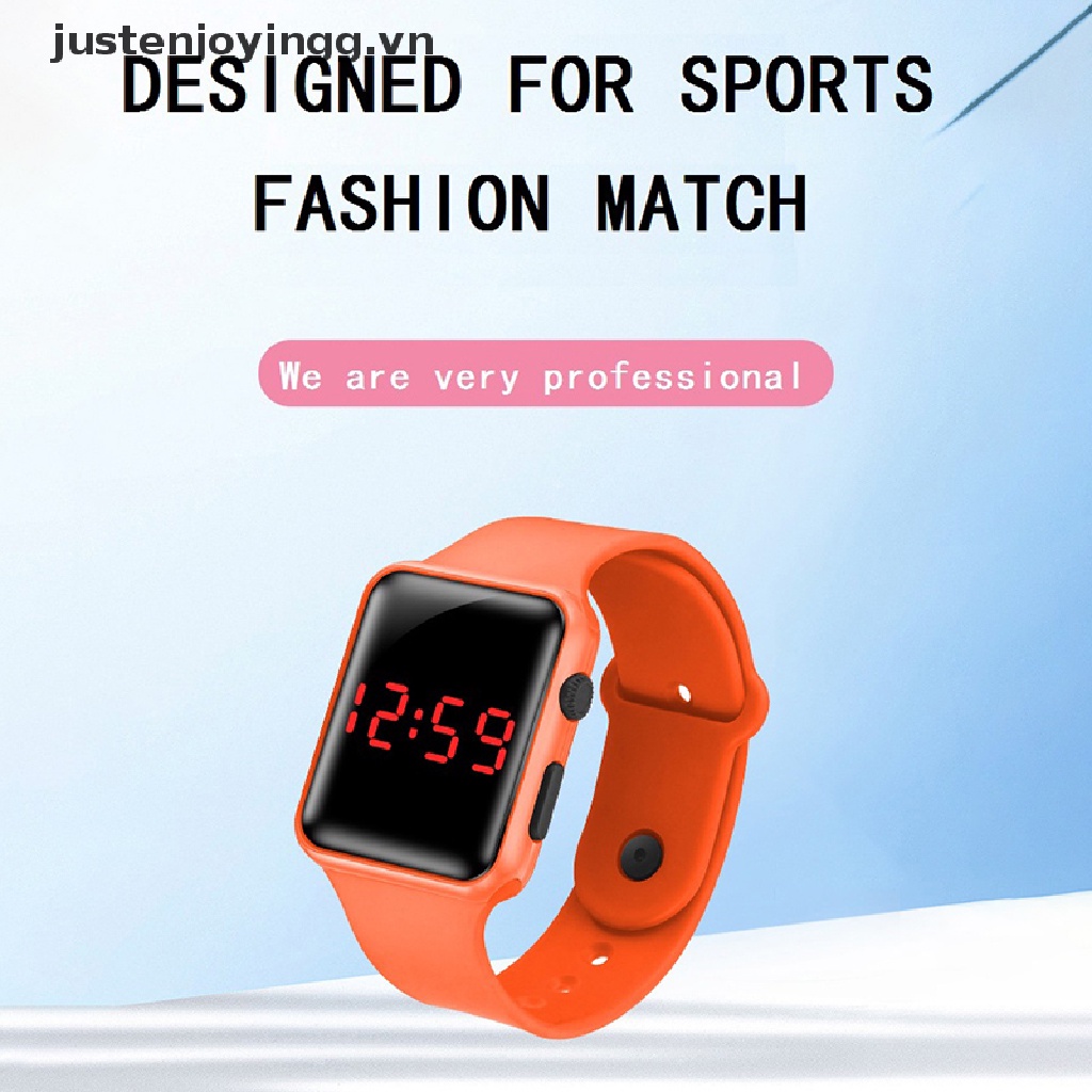 Đồng Hồ Đeo Tay Kỹ Thuật Số Có Đèn Led Dây Silicon Chống Thấm Nước Cho Bé | BigBuy360 - bigbuy360.vn