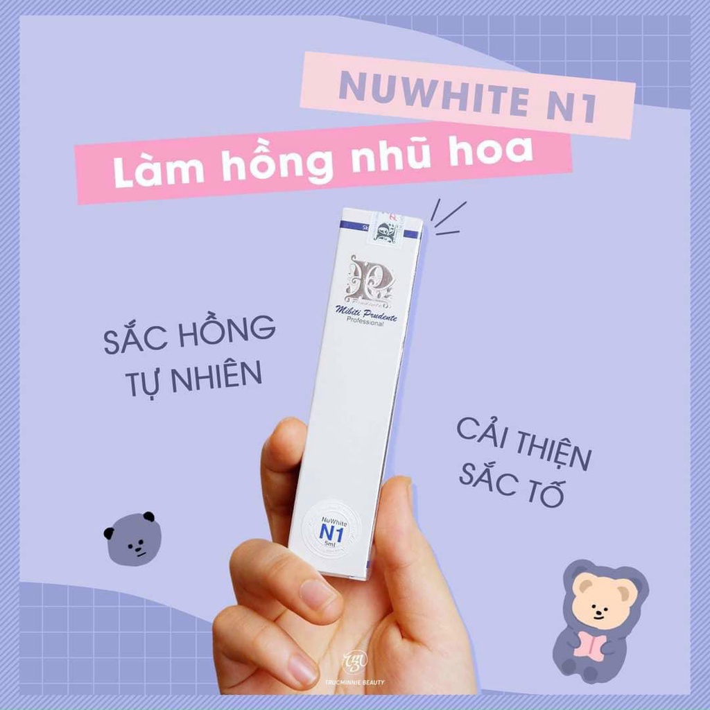 Kem Làm Hồng Nhũ Hoa Nuwhite N1 Mibiti Prudente 5ml