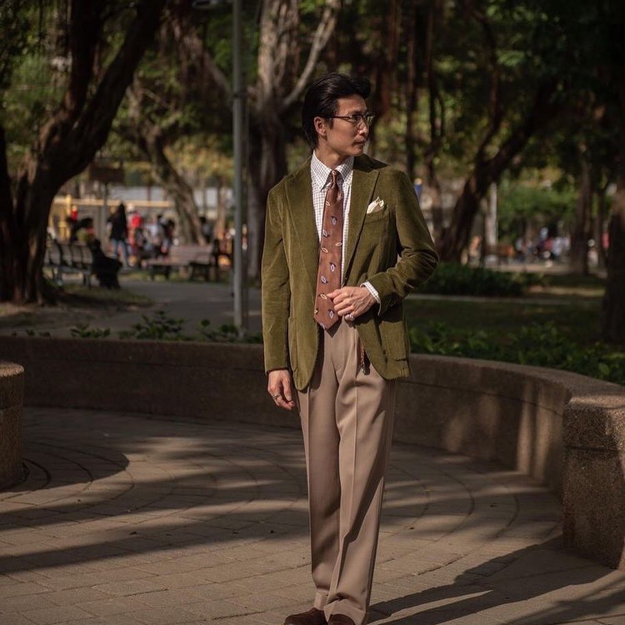 Blazer nhung tăm vintage hàng secondhand / corduroy jacket | BigBuy360 - bigbuy360.vn