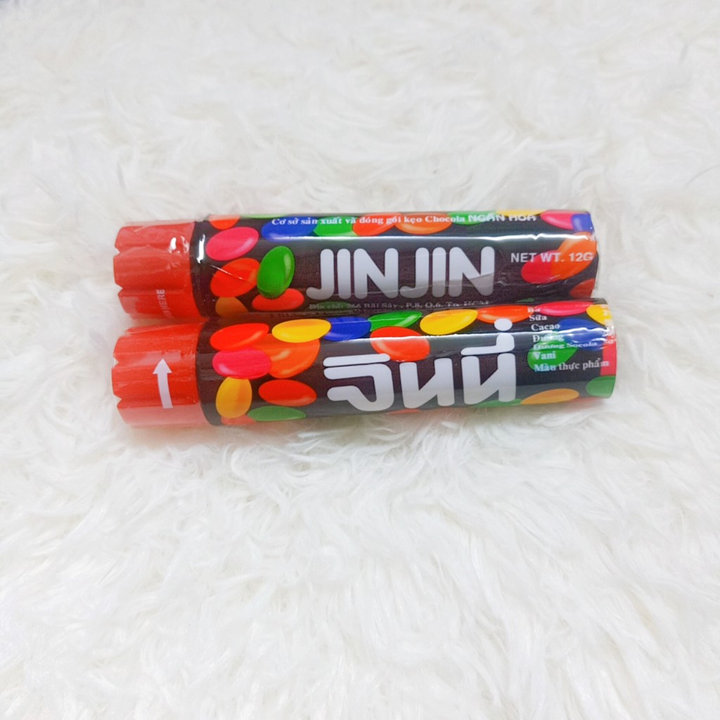 Ống Kẹo Socola Jinny tuổi thơ (Hàng Thái) - 15g