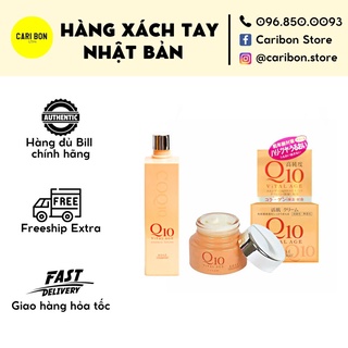 Kem dưỡng và nước hoa hồng chống nhăn & tái tạo da KOSÉ Q10 Vital Age