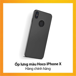 Ốp lưng màu Hoco iPhone X - Hàng chính hãng