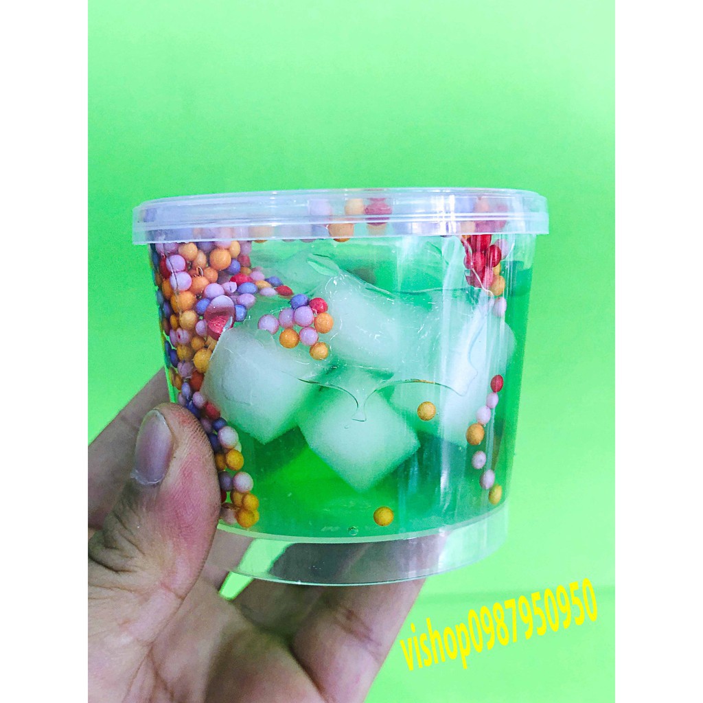 đồ chơi slime -lọ chất nhờn mềm dẻo lọ có thạch xốp  mã DGC14 K[PD]