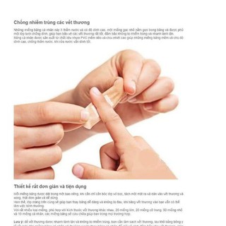 Hộp 100 miếng băng dán cá nhân