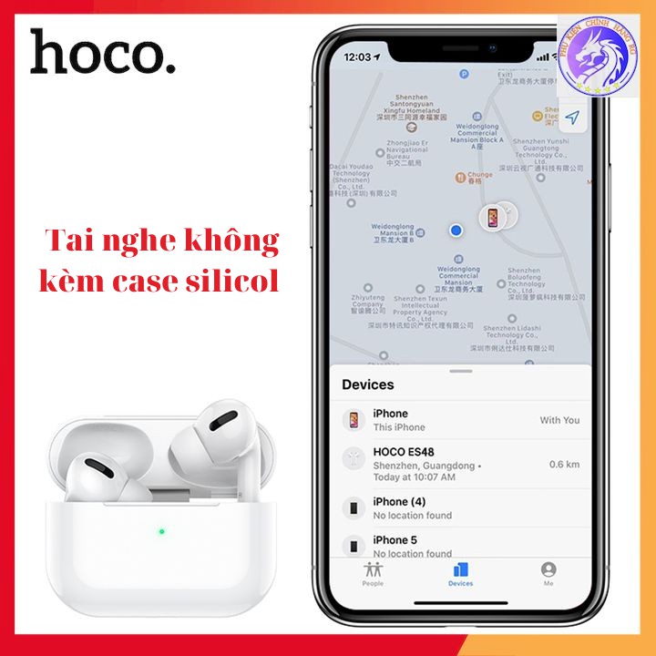 Tai Nghe True Wireless Bluetooth Âm Thanh Sống Động Hoco ES38 ES42 ES48 - Hỗ Trợ Sạc Không Dây - BH 1 Năm