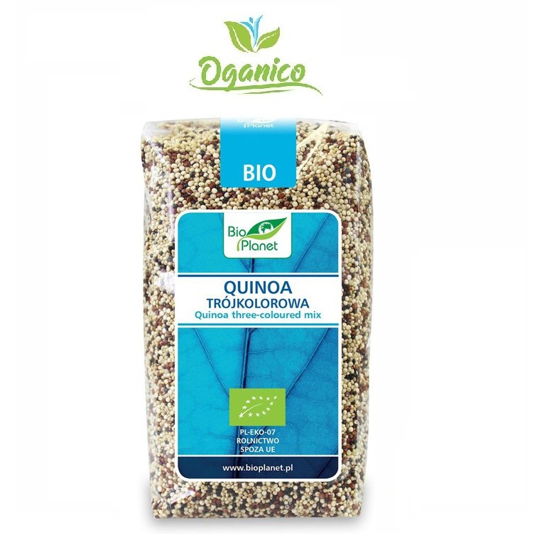 Hạt diêm mạch 3 màu hữu cơ Bio Planet 500g giảm cân, nấu cháo cho bé ăn dặm  - Quinoa organic QN3M