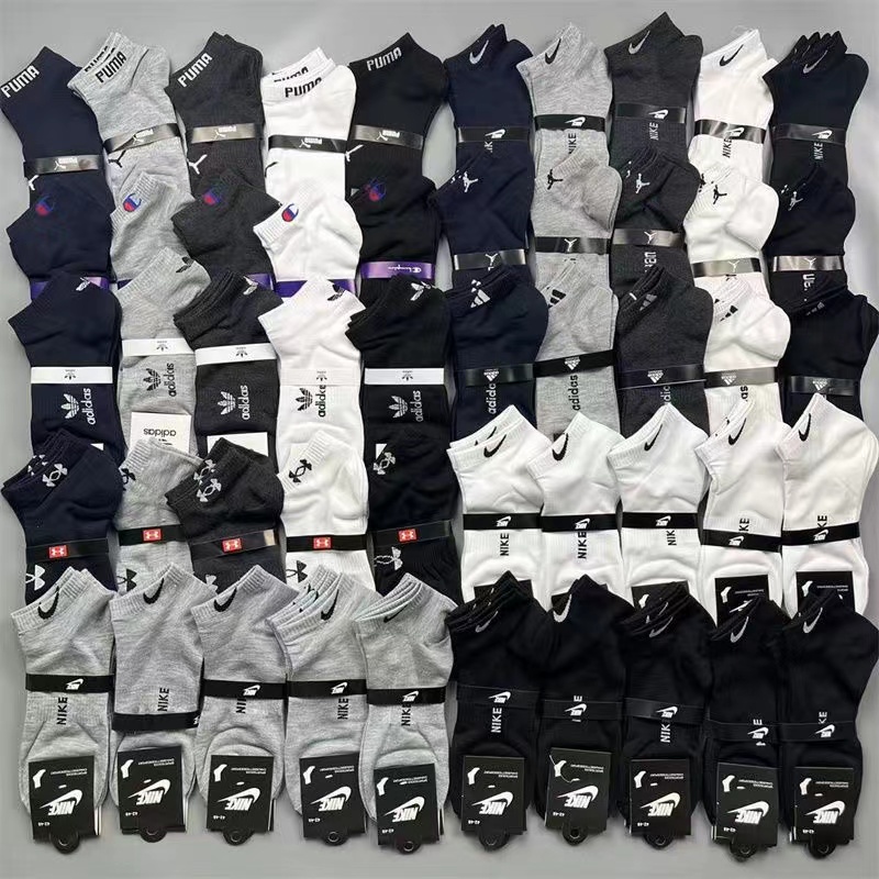 Set 5 Đôi Tất Thể Thao Chất Liệu Cotton Cao Cấp Thời Trang Dành Cho Cả Nam Và Nữ