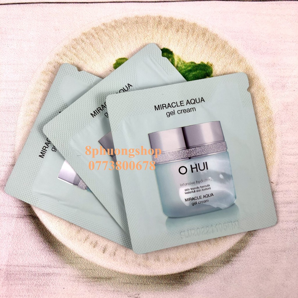 Gói Kem Dưỡng OHUI Cấp Nước Dưỡng Ẩm Dành Riêng Cho Da Dầu Nhờn, Nhạy Cảm Ohui Miracle Aqua Gel Cream