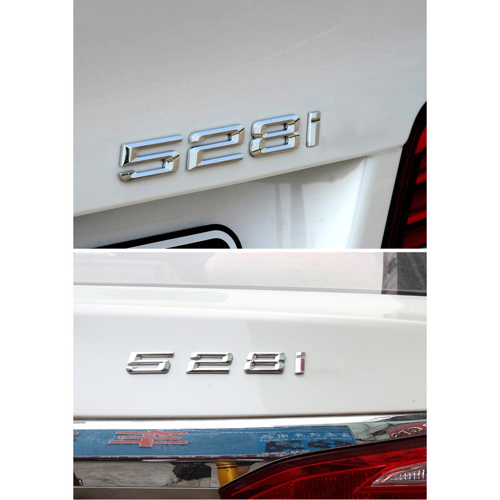 Logo Chữ Cái Bằng Kim Loại 523i 525i 528i 530i 535i 540i 545i 550i Cho Xe Hơi BMW 3D