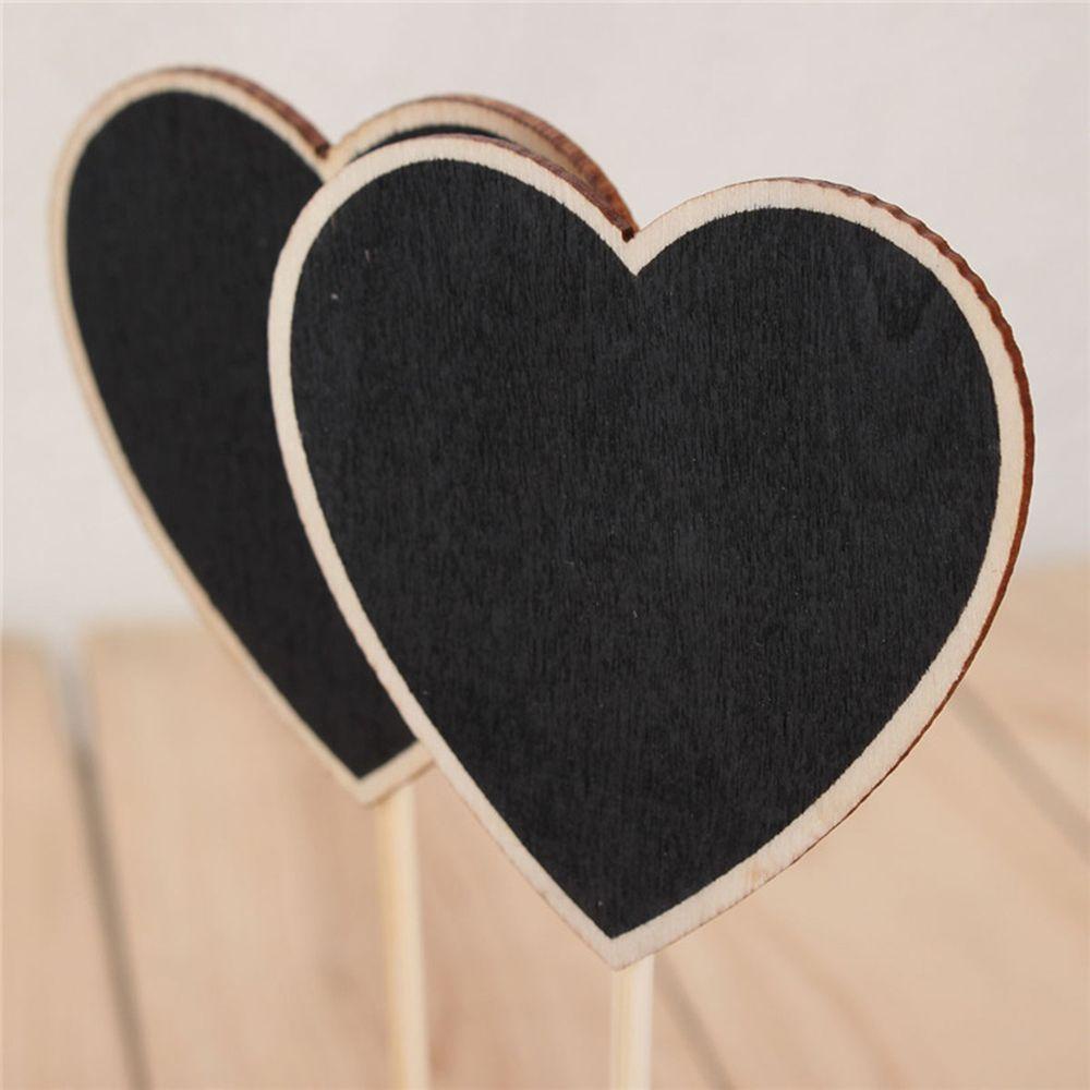 Bảng Đen Mini Bằng Gỗ Hình Trái Tim DIY