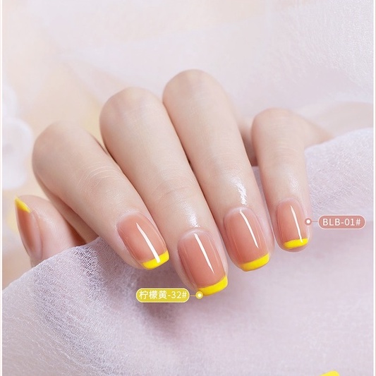 Sơn gel thạch móng tay gel AS dùng máy hơ tone màu nâu siêu hot mã BLB 15ml