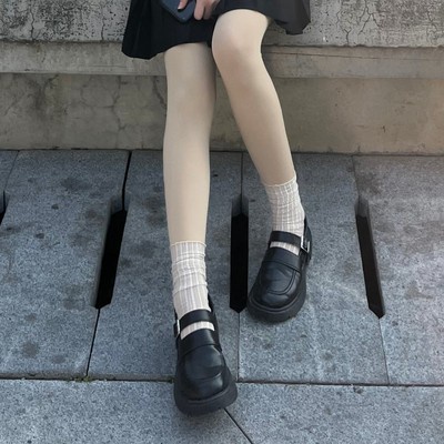 Giày Mary Janes da mềm quai ngang khuy cài mã 666