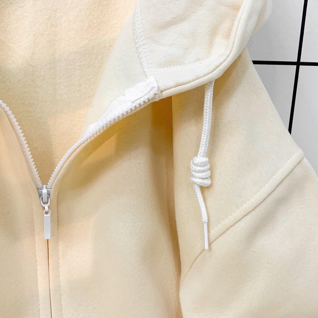 Áo Khoác Hoodie Zip HORI Form Rộng Phối 3 Sọc Vải Nỉ Bông Tay Dài Phong Cách Ulzzang Nam Nữ Unisex (Ảnh Thật/ Có Sẵn)
