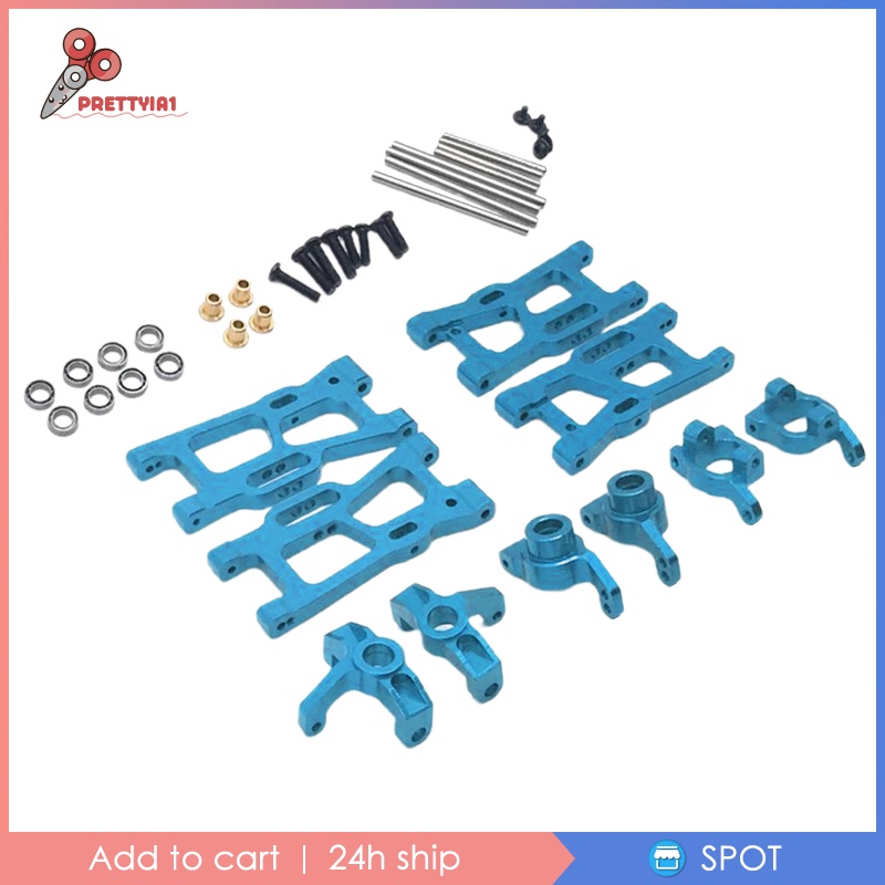 Bộ Phụ Tùng Nâng Cấp Bằng Kim Loại Prettyia1 [Prettyia1] WLtoys 144001 124018 124019 Phụ Kiện Thay Thế Cho Máy Hút Bụi Tiện Lợi