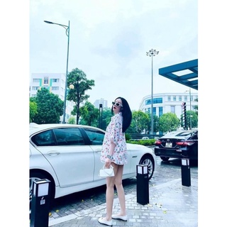 Sơ mi tay bồng cổ bèo