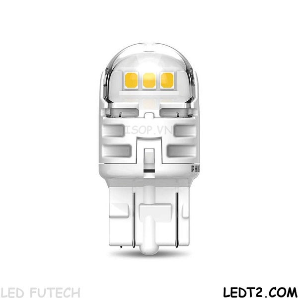 [LEDT2 ISOP] Đèn Led chân T20 Philips Ultinon [Số lượng : 1 cặp] [Bảo hành 5 năm]