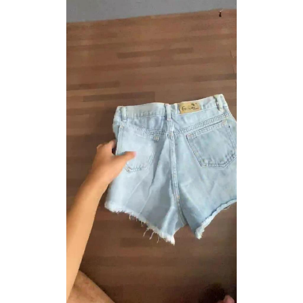 Quần short jean nữ lưng cao King168 , quần short nữ thời thượng QS35 A0532 | BigBuy360 - bigbuy360.vn