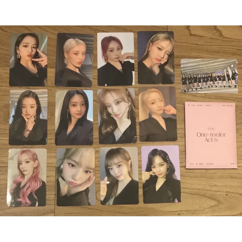 Set card pre album One reeler ACT IV của IZ*ONE