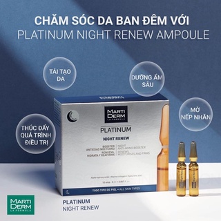 [TEM CÔNG TY] Tinh Chất Chống Lão Hóa & Tái Tạo Da Ban Đêm -- MartiDerm Platinum Night Renew