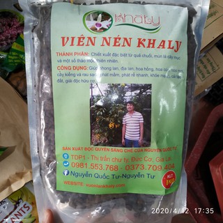 Viên nén Khaly cao cấp 1kg chuyên dùng cho hoa lan, cây cảnh,...