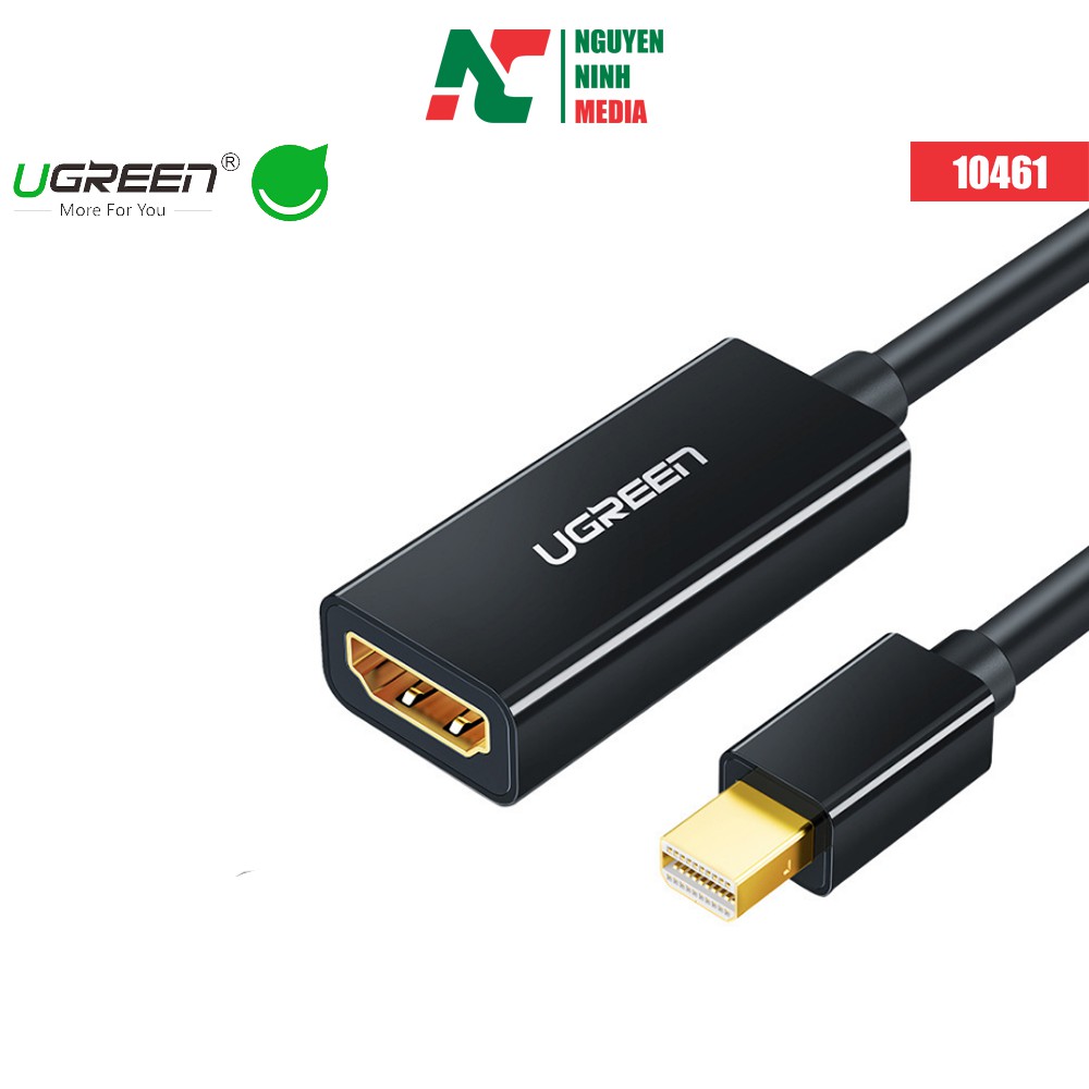 [Mã ELHACE giảm 4% đơn 300K] Cáp chuyển đổi Mini Displayport, thunderbolt sang HDMI âm Ugreen 10461